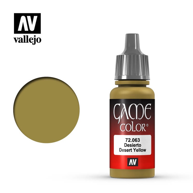 AV 72.063 Vallejo Game Colour Desert Yellow 17 ml