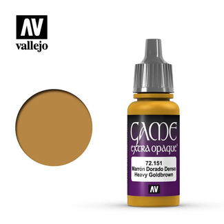 VALLEJO AV 72.151 Vallejo Game Colour Extra Opaque Heavy Goldbrown 17 ml