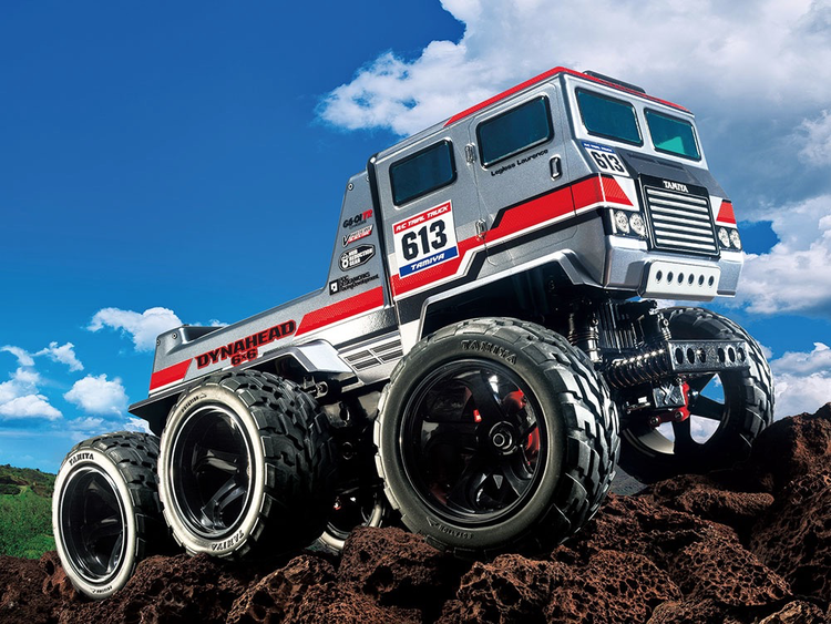 Tamiya 1/18 DYNAHEAD 6x6 GS-01 TR 4WS Kit Monster truck - www.acercmodels.com