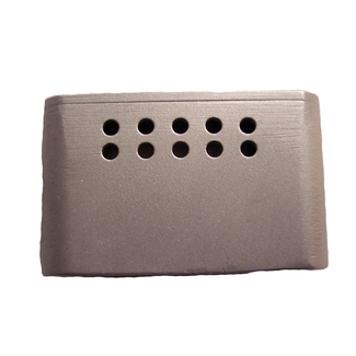 BRODAK BRODAK Tongue Muffler for: O.S. LA .40, FP 35 & 40.  machined of the finest materials. Functional & attractive & lighter than original stock mufflers. Measurement from center of mounting hole to center of mounting hole: 1.394‚Äù