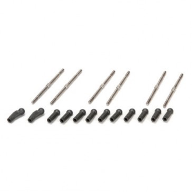LOSI TLR HD Turnbuckle Kit Titanium (6) 22SCT 2.0