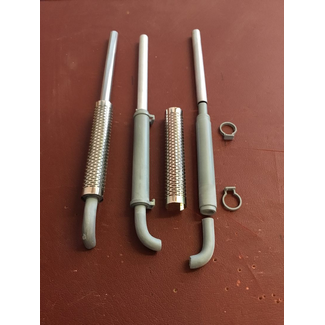 AUSLOWE AUSLOWE Traditional round exhaust shield Slots KIT PAIR 1/25 1/24