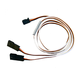 FUTABA FUTABA Y LEAD S BUS 800mm OVERALL - 200mm TAILS