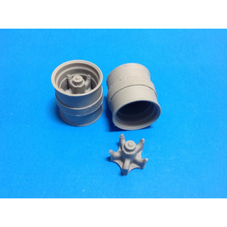 AUSLOWE AUSLOWE RIM REAR  HEAVY DUTY DRIVE WHEELS  DUAL  6 SPOKE TANDEM AXLE SET 1/25