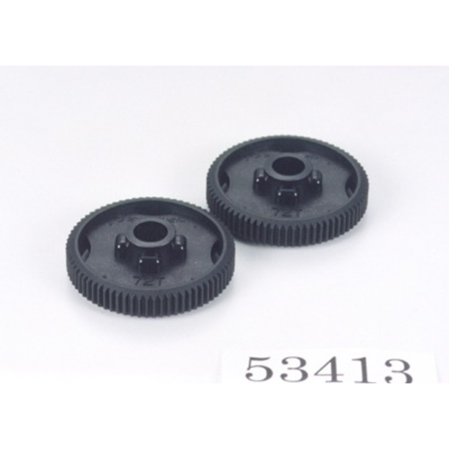 Tamiya 53413 TB01 0.4 Spur Gear (72T), (TB-01/TB Evo/Evolution I/II)