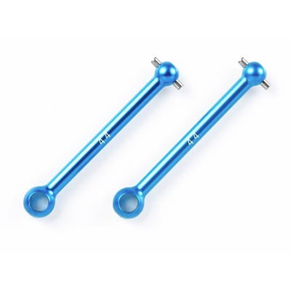 TAMIYA TAMIYA 44mm Lightweight Rear Sing Shafts (Blue)