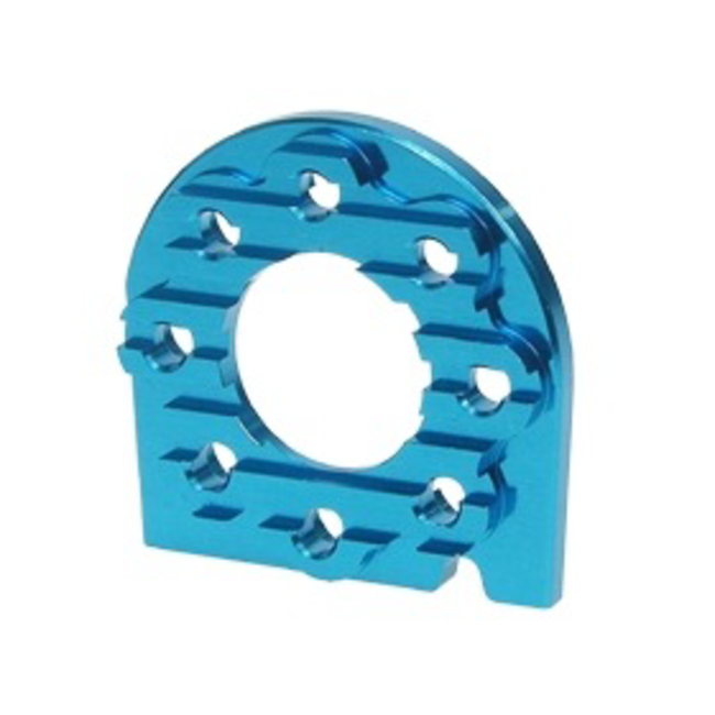 3 RACING ALUMINIUM MOTOR MOUNT LIGHT BLUE COLOR FOR TAMIYA TT-01