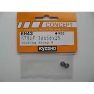 KYOSHO KYOSHO EH43 BEARINGS 3 X 6 X 2.5 CONCEPT