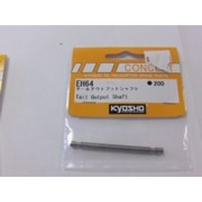 KYOSHO EH64 TAIL OUTPUT SHAFT CONCEPT