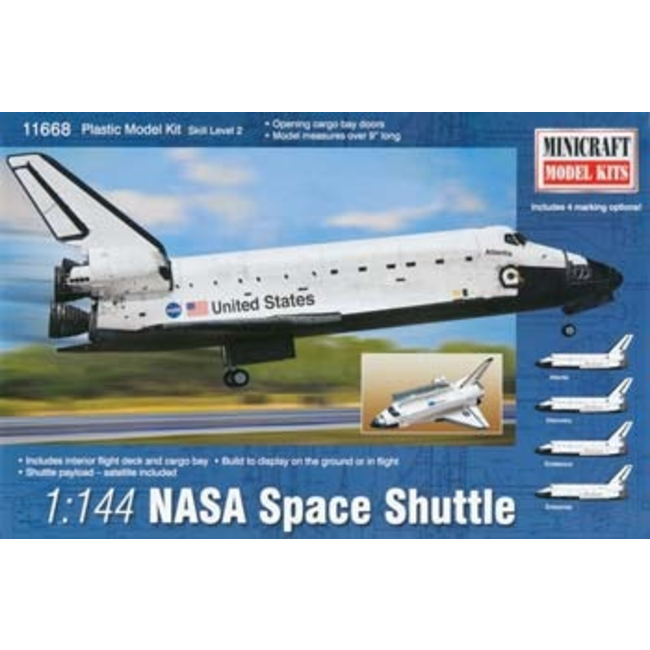 MINICRAFT NASA SPACE SHUTTLE 1/144