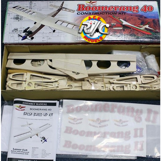 SEAGULL BOOMERANG 40 BALSA BUILD UP KIT