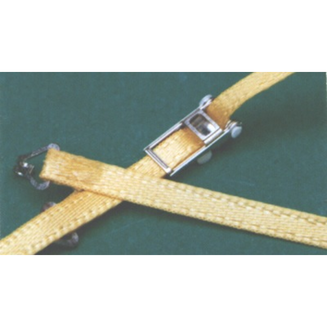 KFS PHOTOETCH Set of 10 ratchet straps with 1 metre of webbing strapping. Choice of blue or yellow strapping usually available .