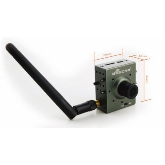 BOSCAM TR1 CAMERA WITH INBUILT TRANSMITTER 200mW