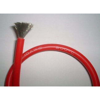 ACE IMPORTS ACE 10AWG SILICONE WIRE RED