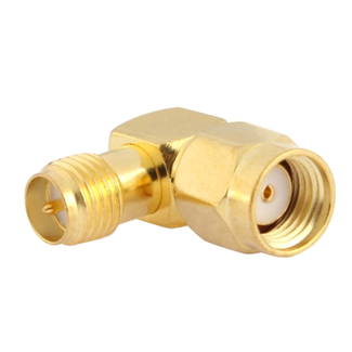 CHINA ELECTRONICS Gold Plated RP-SMA Male to RP-SMA Female Adapter