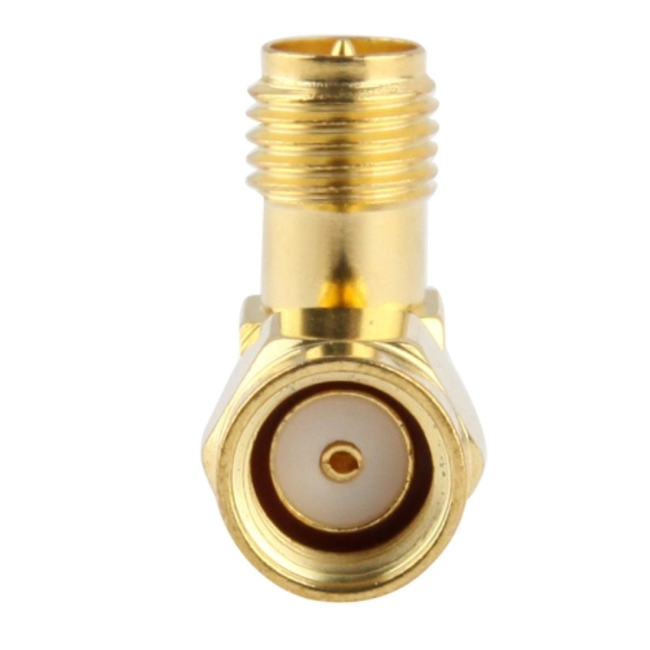Gold Plated RP-SMA Male to RP-SMA Female Adapter