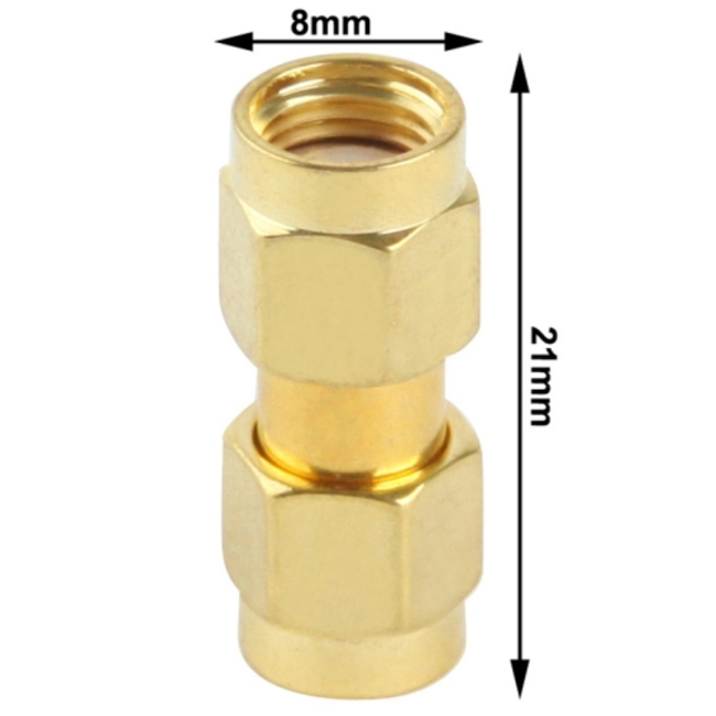 Gold Plated SMA Female to SMA Female Adapter