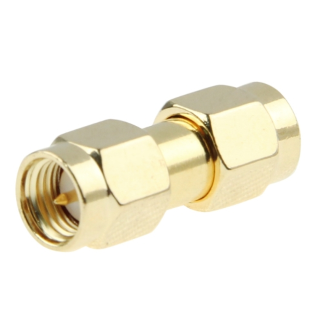 Gold Plated SMA Male to SMA Male Adapter