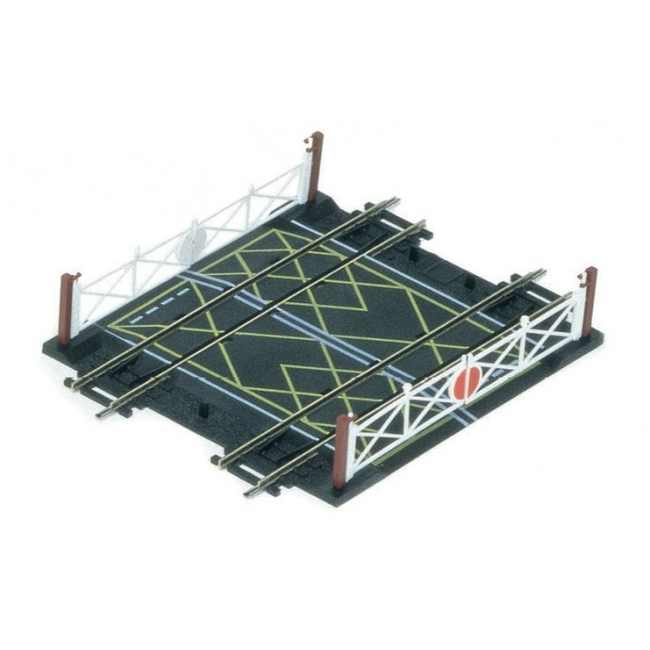 HORNBY DOUBLE TRACK LEVEL CROSSING HO