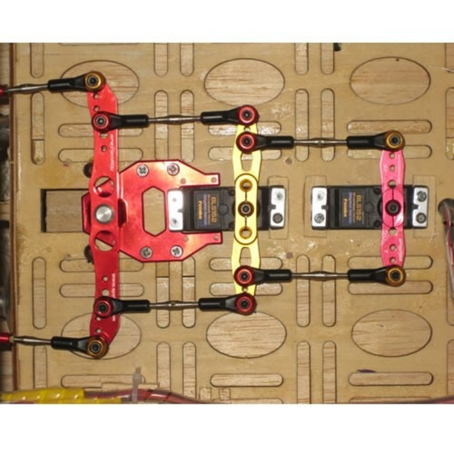 HY Aluminum Rudder Tray  SUITS LARGE ARF'S