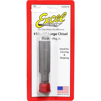 EXCEL EXCEL #18 1/2'' LARGE CHISEL BLADE 5PK