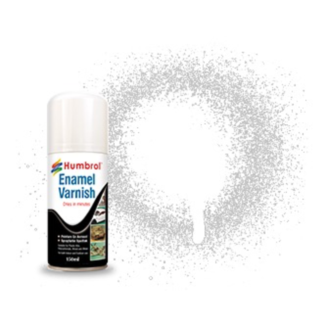 HUMBROL NO 135 ENAMEL SATIN VARNISH SPRAY