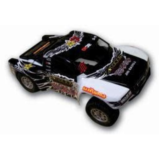 FACE-WORX 1/10 PRINTED & CUT DECALS ROCKSTAR SHORT COURSE TRUCK (FULL COLOUR)  3 SHEETS