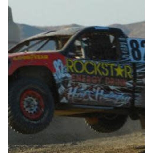 FACE-WORX 1/10 PRINTED & CUT DECALS ROCKSTAR SHORT COURSE TRUCK (FULL COLOUR)  3 SHEETS