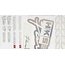 FACE-WORX  1/10 PRINTED & CUT DECALS S13 HKS  DRIFT  (FULL COLOUR) 1 SHEET