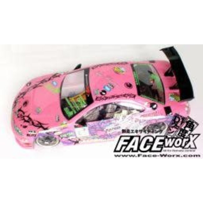 FACE-WORX 1/10 PRINTED & CUT DECALS TEAM DRAGON DRIFT ( FULL COLOUR) 2 SHEET