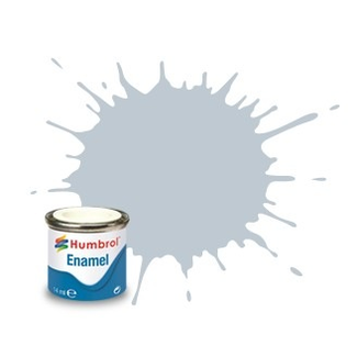 HUMBROL #56 HUMBROL ENAMEL 14ML METALLIC ALUMINIUM  # 56
