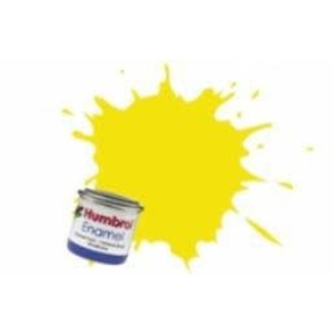 #99 HUMBROL ENAMEL 14ML MATT LEMON  # 99