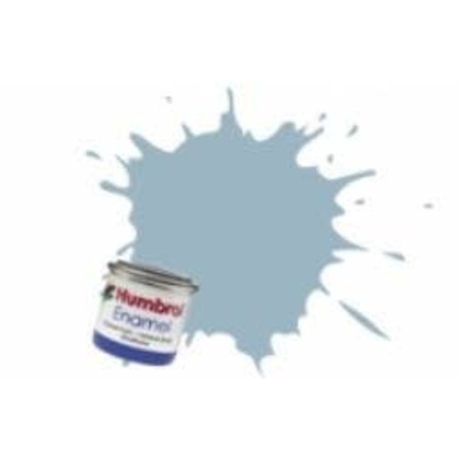 #127 HUMBROL ENAMEL 14ML  SATIN US GHOST GREY # 127
