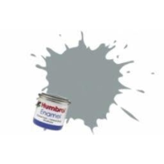 #129 HUMBROL ENAMEL 14ML SATIN US GULL GREY # 129