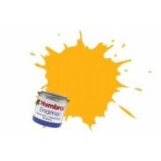 HUMBROL #154 HUMBROL ENAMEL 14ML MATT INSIGNIA YELLOW  # 154