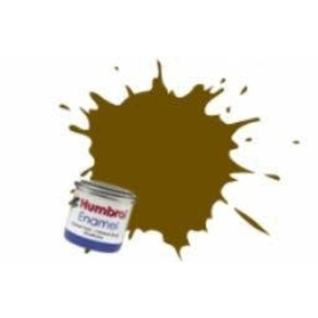 #187 HUMBROL ENAMEL 14ML MATT DARK STONE  # 187