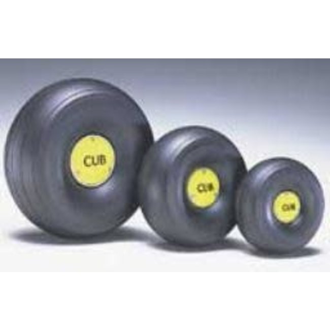 DUBRO 3-3/8" DIAMETER TREADED LIGHTWEIGHT J-3 CUB WHEELS