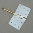 DUBRO NYLON HINGES. HINGE PIN LOCKED IN PLACE CAT. NO. 117