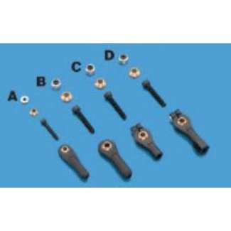 DUBRO DUBRO 2/56 SWIVEL BALL LINKS WITH HARDWARE