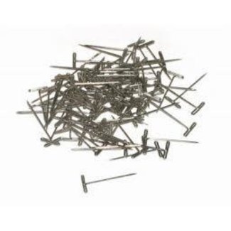 DUBRO DUBRO 100 NICKEL PLATED T-PINS SMALL 1" LONG DUB 252