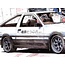 FACE-WORX INITIAL DECALS (TOYOTA COROLLA) LEVIN 1 SHEET