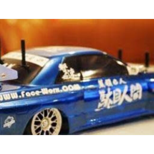 FACE-WORX SPONSOR DECALS CHROME 1 SHEET