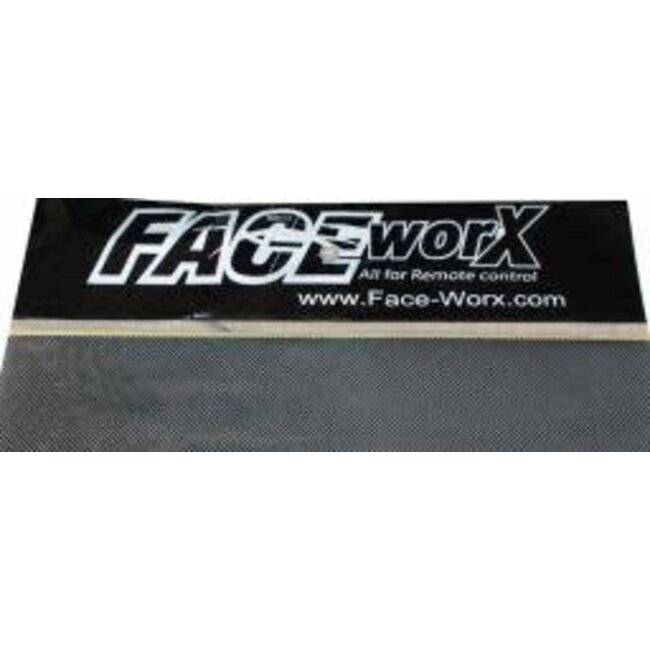 FACE-WORX CARBON FIBER DECALS 1 SHEET