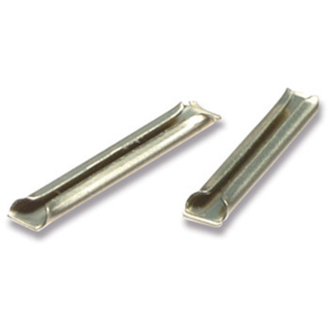 PECO METAL CONDUCTING RAIL JOINERS PACK OF 24 FOR HO/OO, O & 0-16.5  SUITABLE FOR CODE 100 RAIL   SL-10
