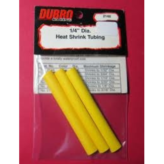 DUBRO DUBRO Heat Shrink Tubing - 1/4 (3)