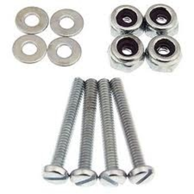 DUBRO Bolts/Locknuts 3-48 X 3/4 (4)