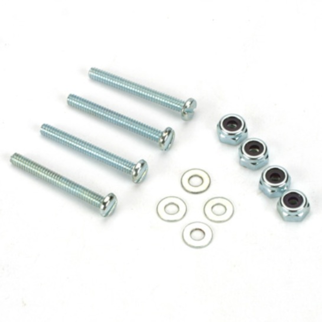 DUBRO Bolts/Locknuts 6-32 X 1 1/4 (4)