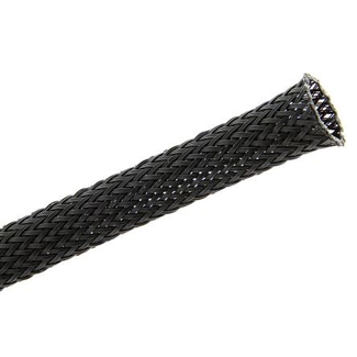 ACE IMPORTS ACE 10MM PLASTIC MESH SLEEVING BLACK PER METER WIRE WRAP