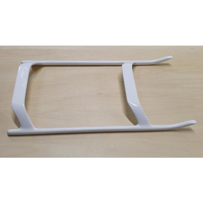 BOLLY HELI CARBON UNDERCARRIAGE 30-50 SIZE LOW PROFILE - WHITE