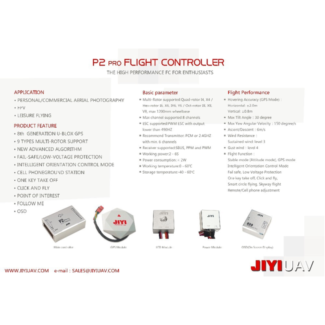 JIYI P2 PRO FLIGHT CONTROLLER MULTIROTOR